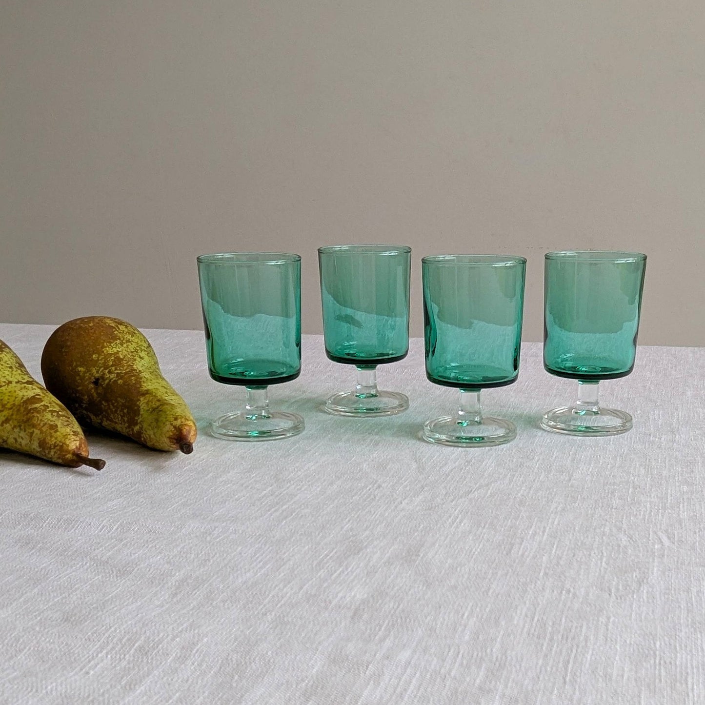 Green French Glasses