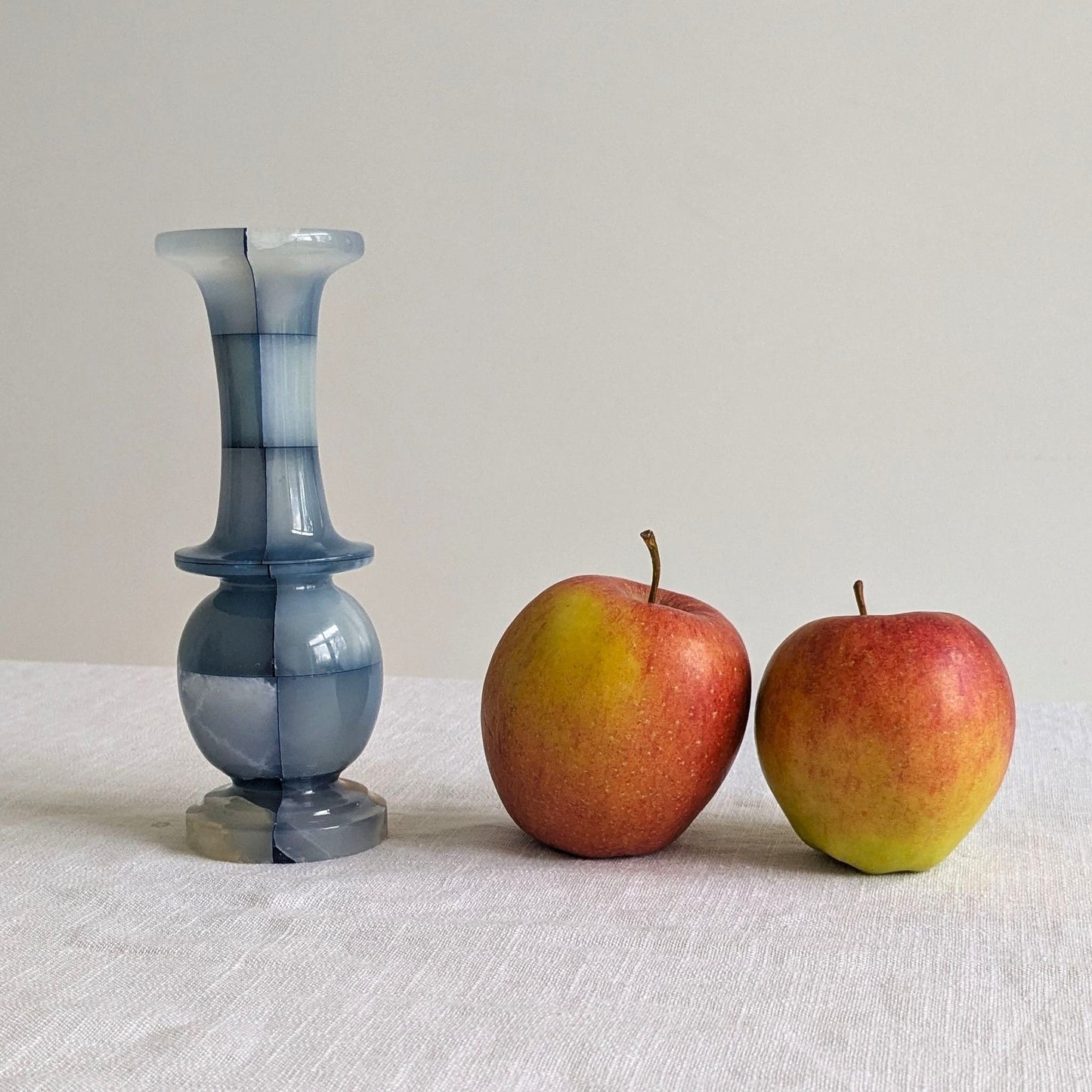 Onyx Checkerboard Stem Vase