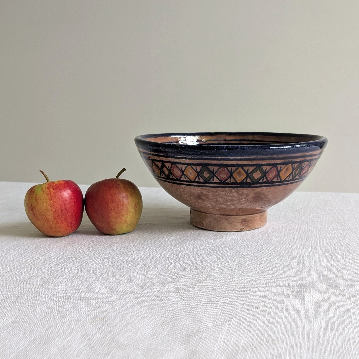 Moroccan Safi Pottery Bowl