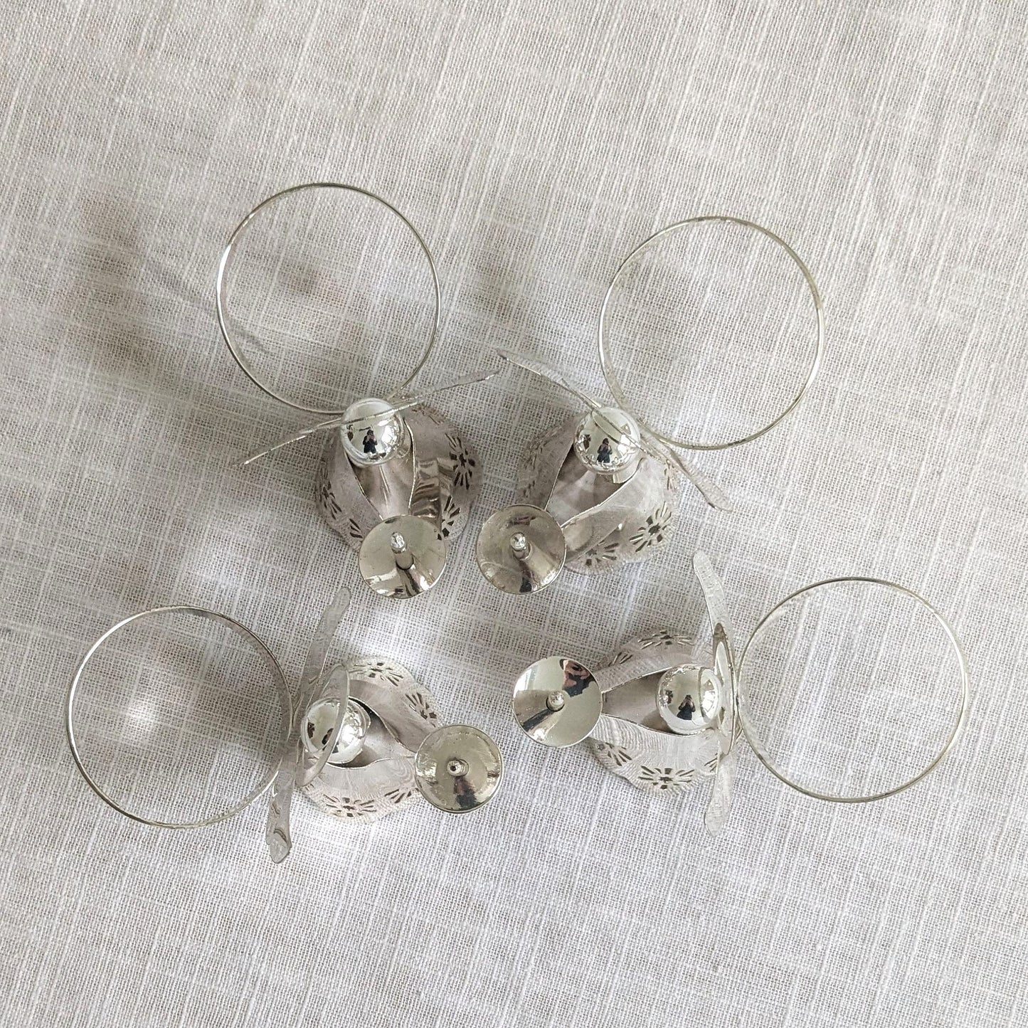 Silver Angel Napkin Rings