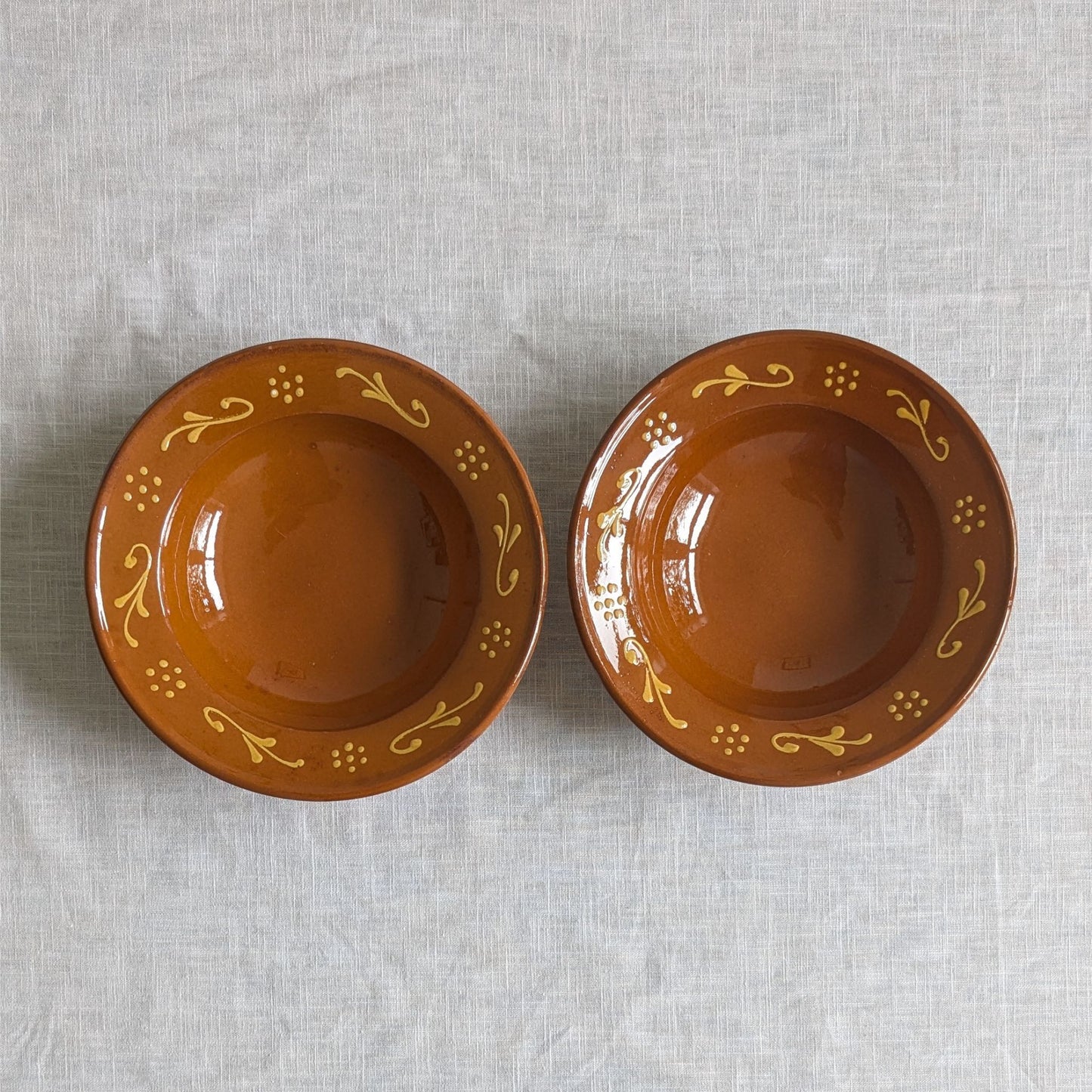 Terracotta Slipware Bowls
