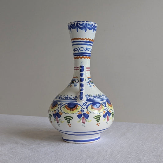Spanish Talavera Folk Vase