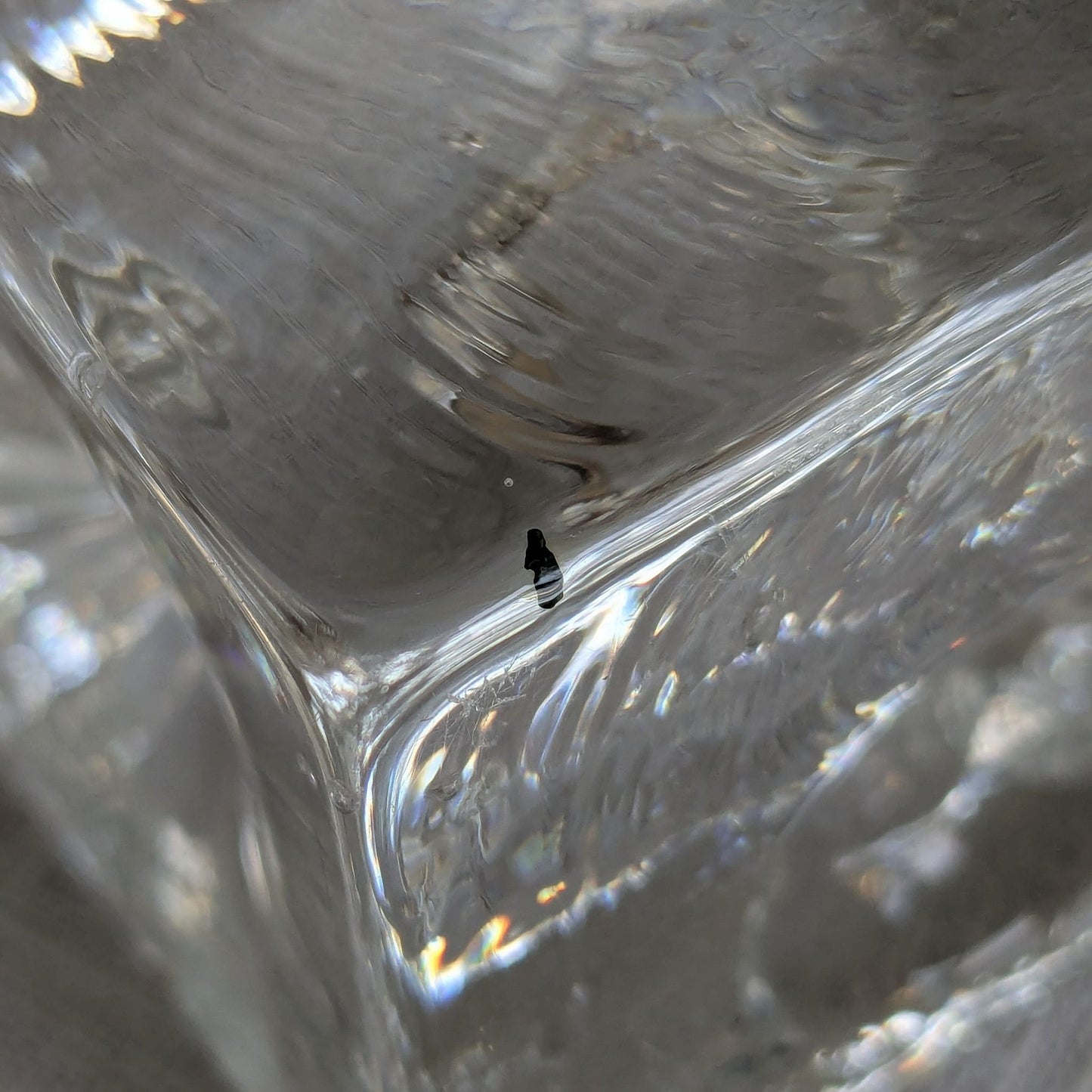 Pukeberg Sweden Ice Block Candlesticks