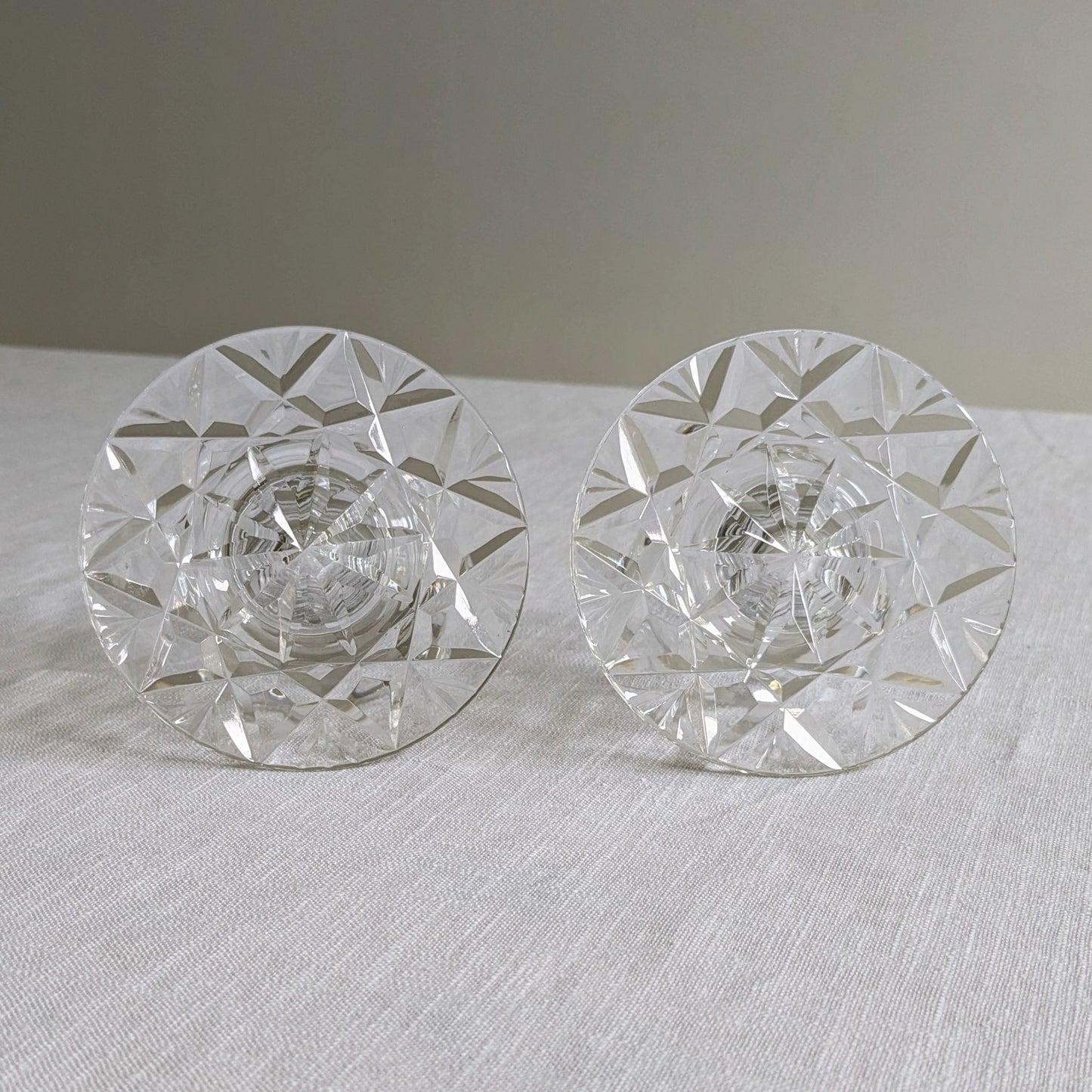 Webb Corbett Candle Holders