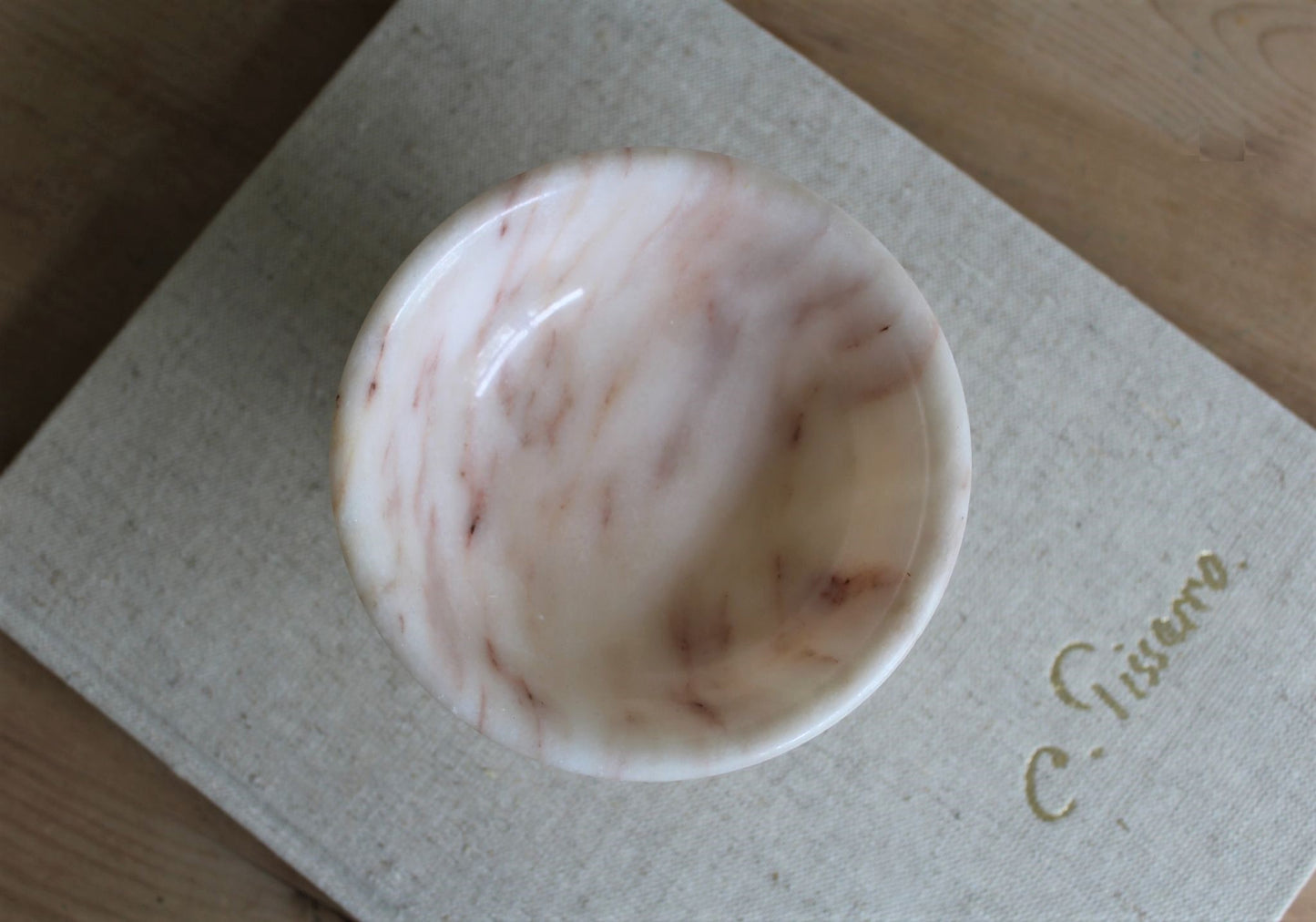 Marble Pedestal Bowl