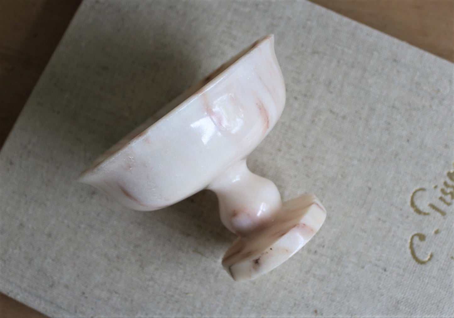 Marble Pedestal Bowl