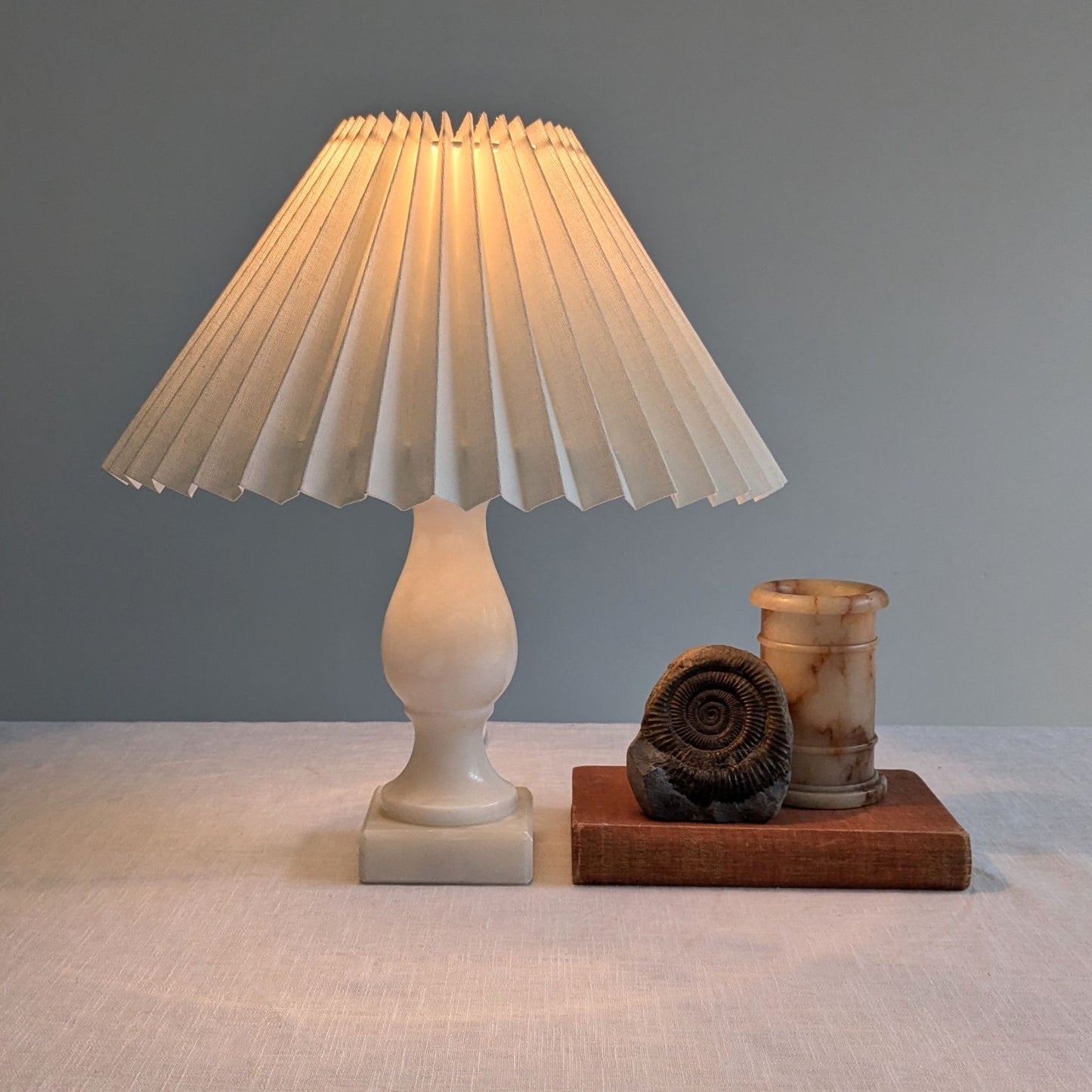 Mid Century Alabaster Lamp