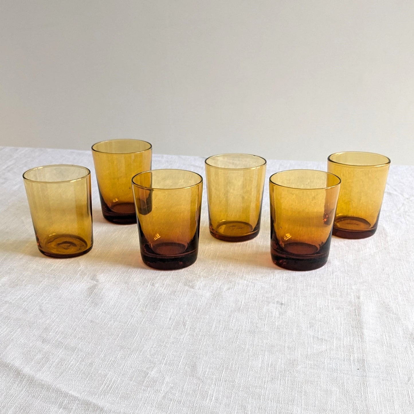 Handmade Amber Tumblers