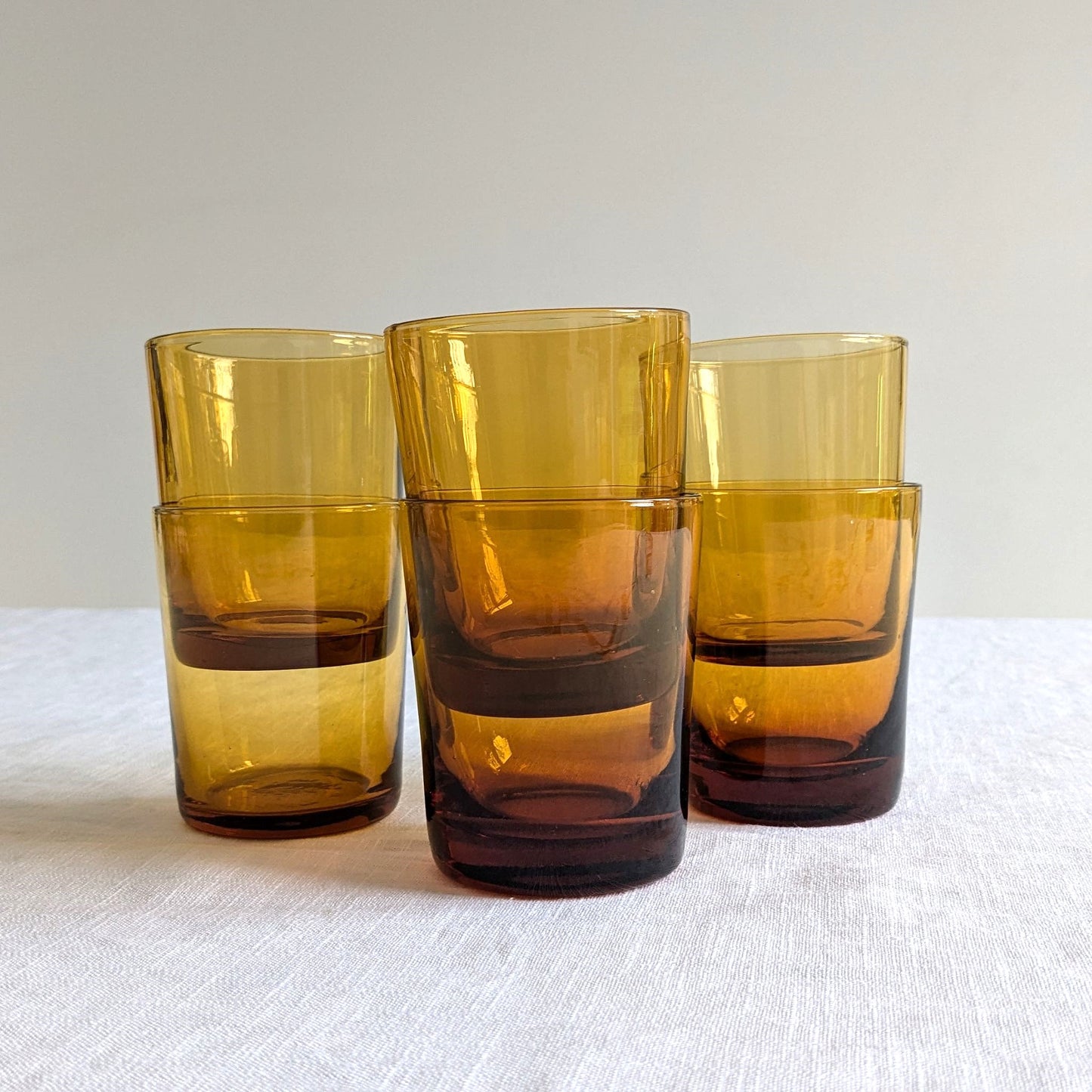 Handmade Amber Tumblers