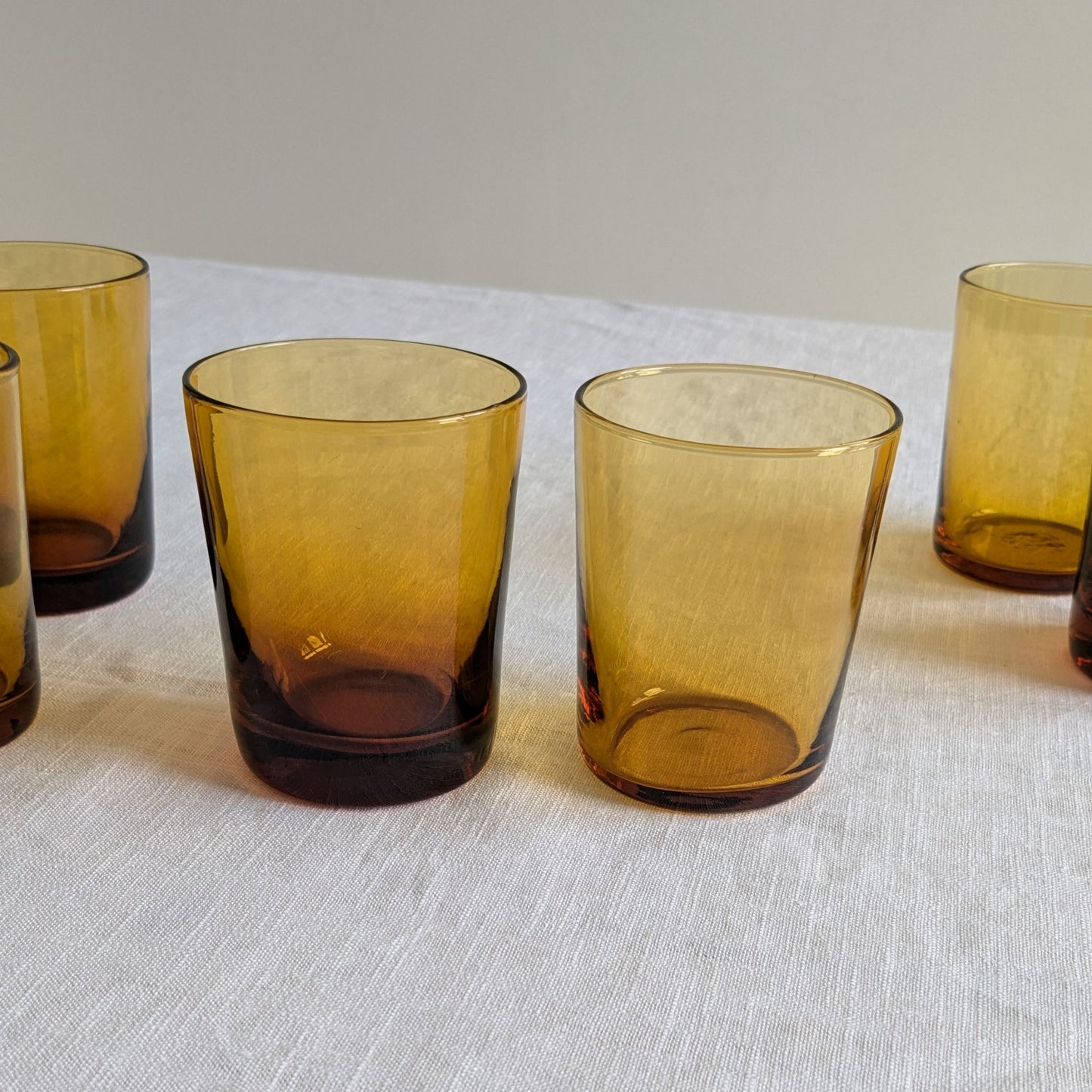 Handmade Amber Tumblers