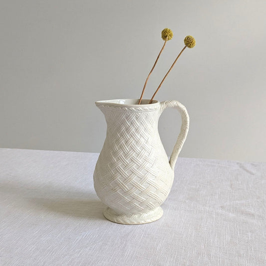 Antique Basketweave Jug