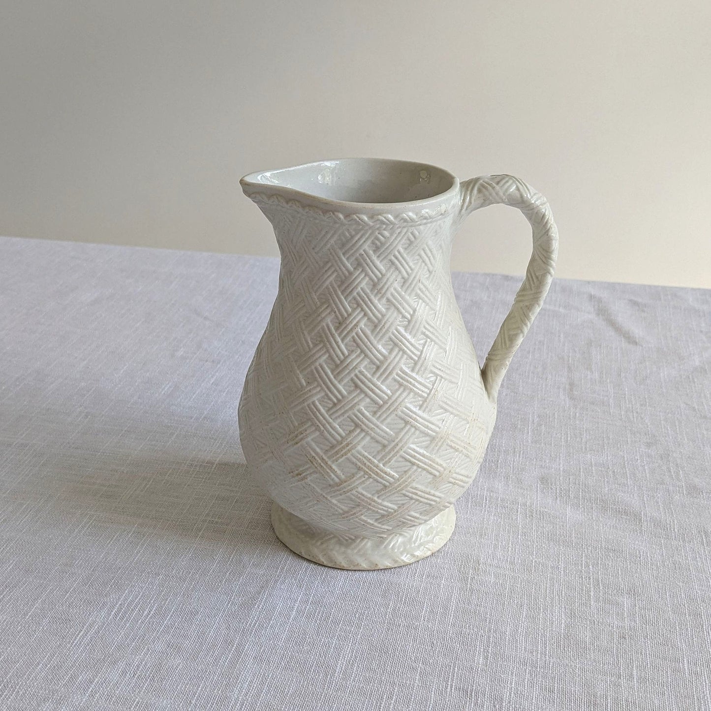 Antique Basketweave Jug