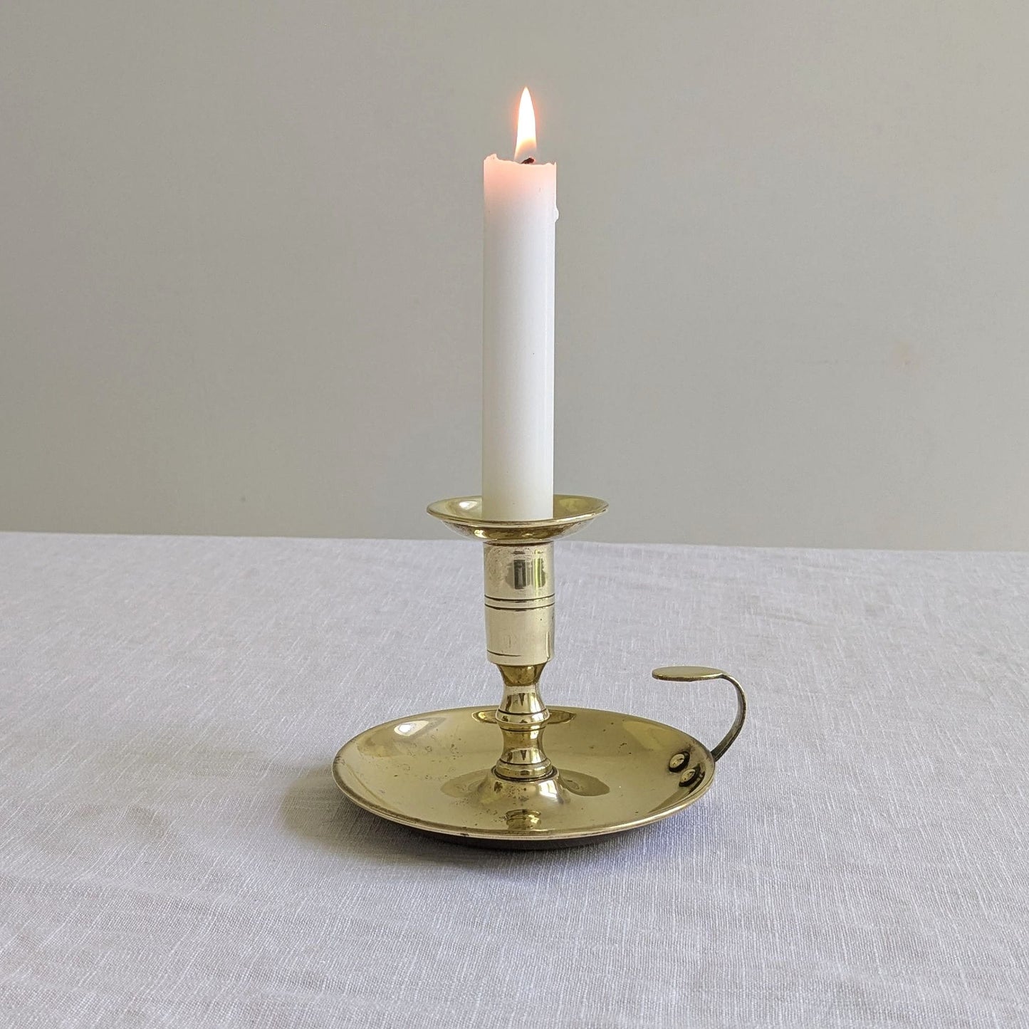 Antique Brass Chamberstick