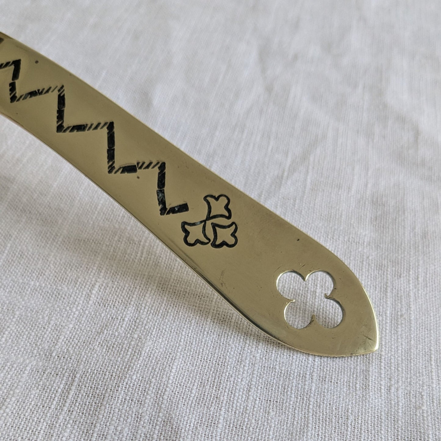 Antique 'Good Night' Chamberstick