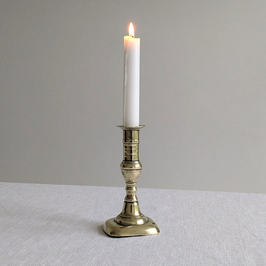 Antique Aged Brass Candlestick