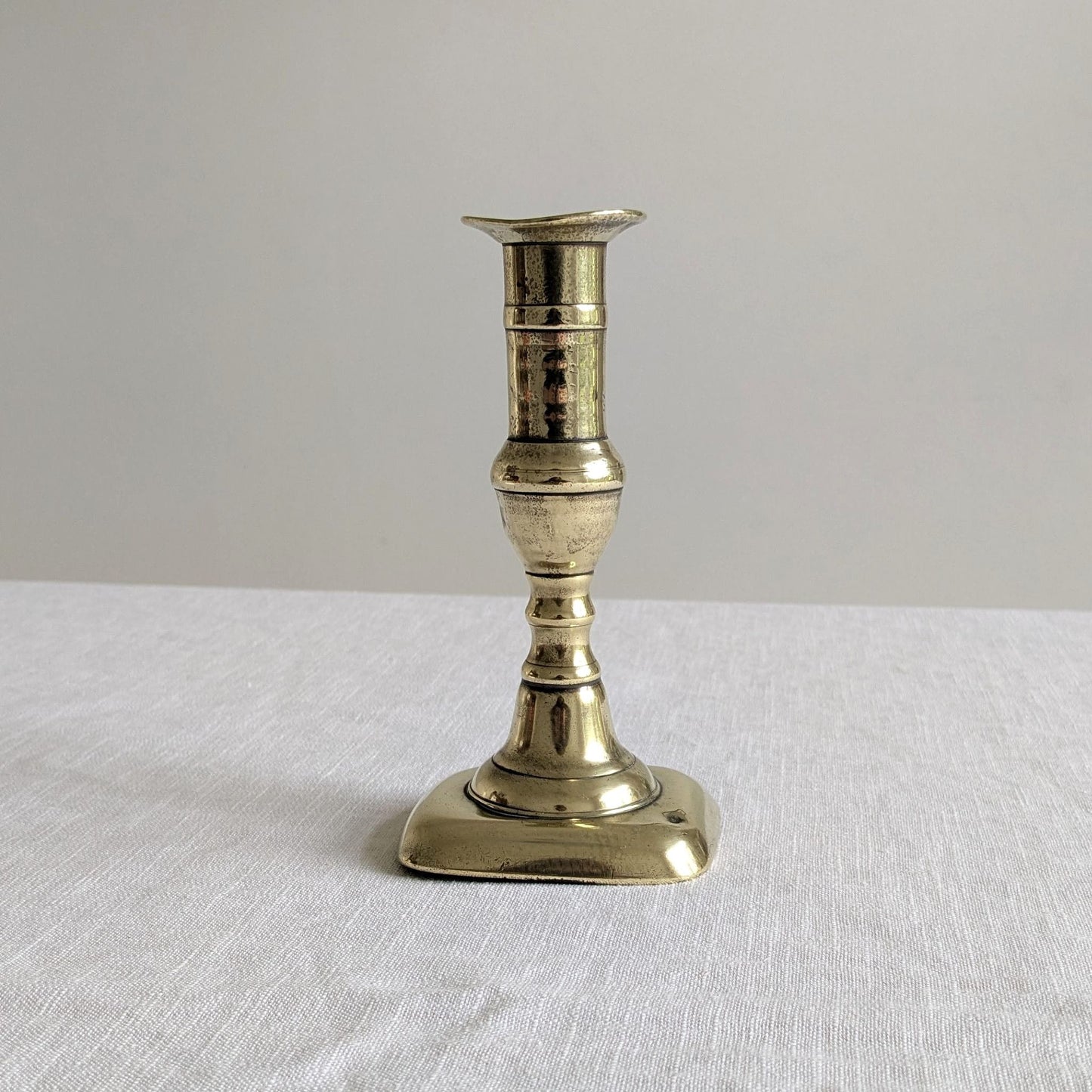 Antique Aged Brass Candlestick