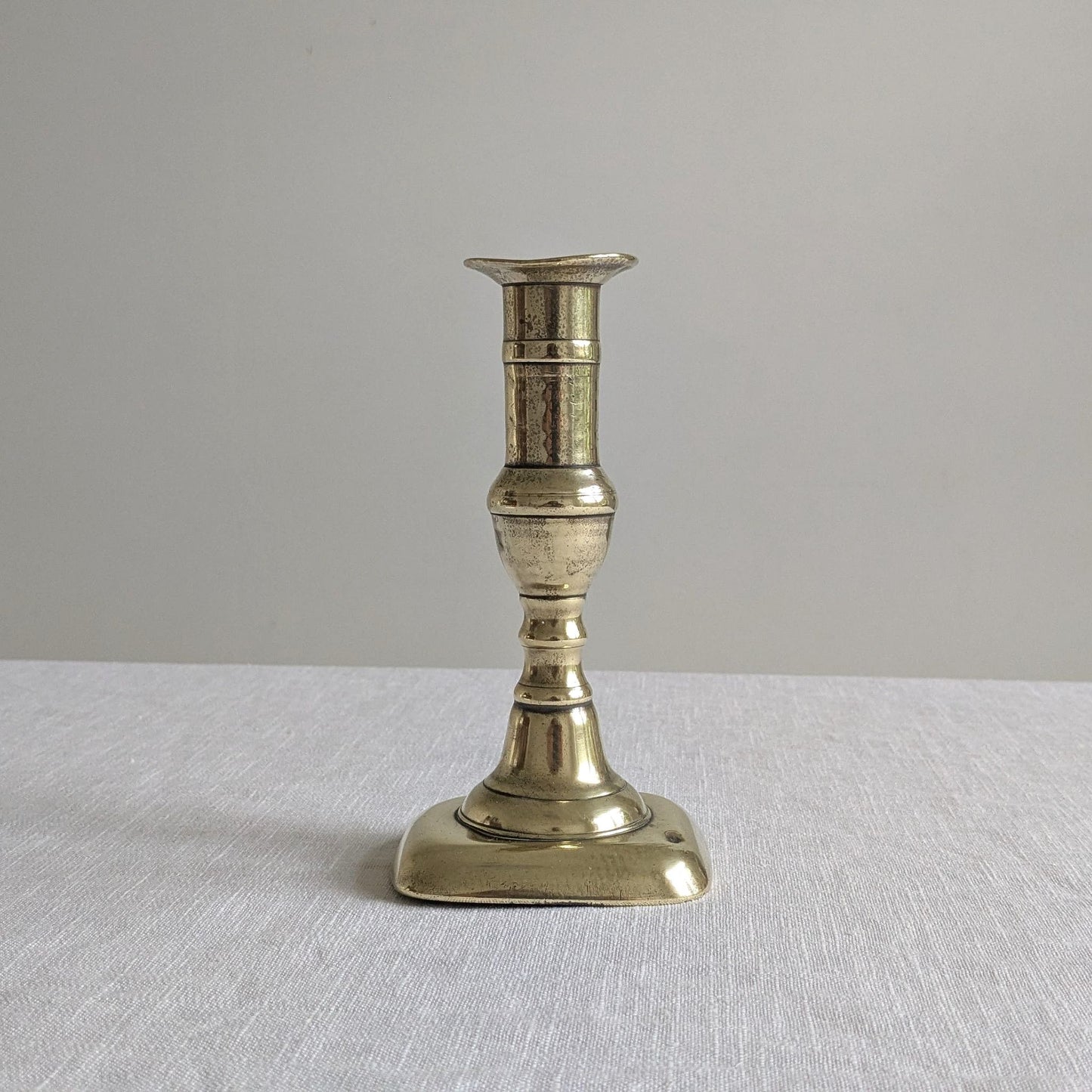 Antique Aged Brass Candlestick