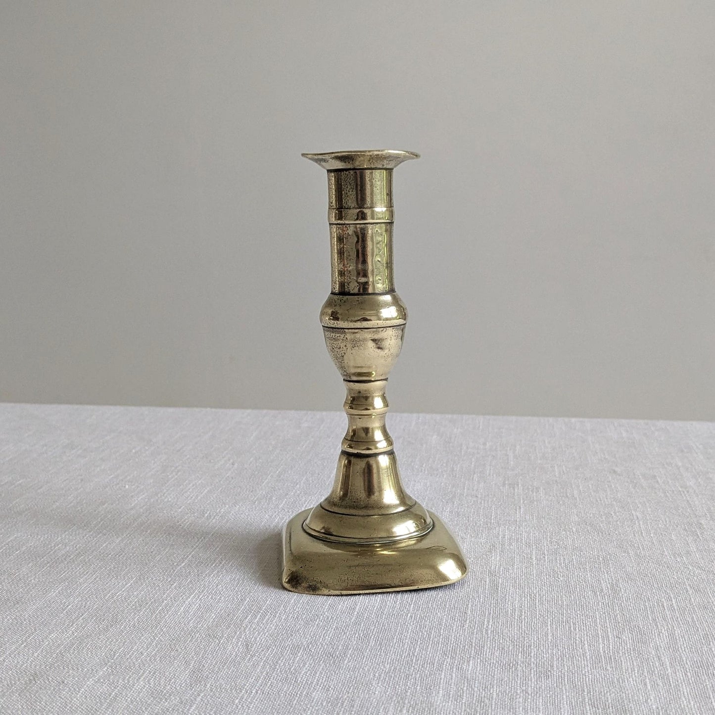 Antique Aged Brass Candlestick