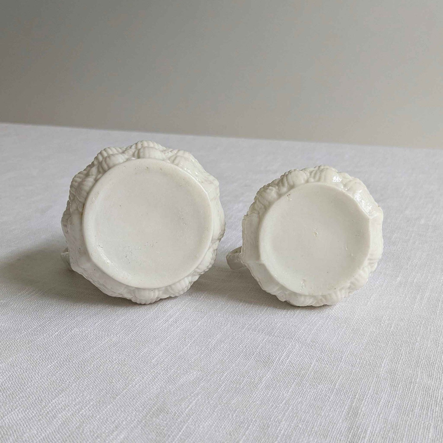 Antique Scallop Shell Jugs