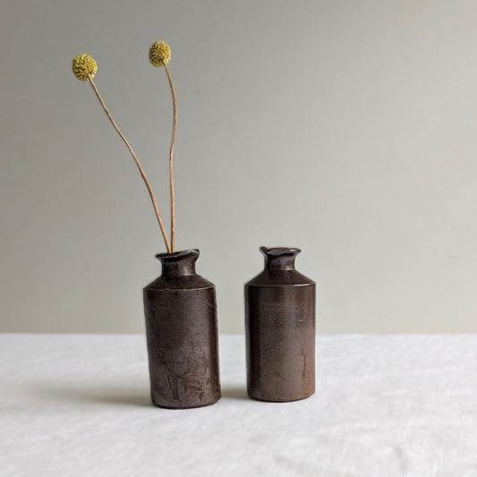 Antique Pouring Bottle Pair