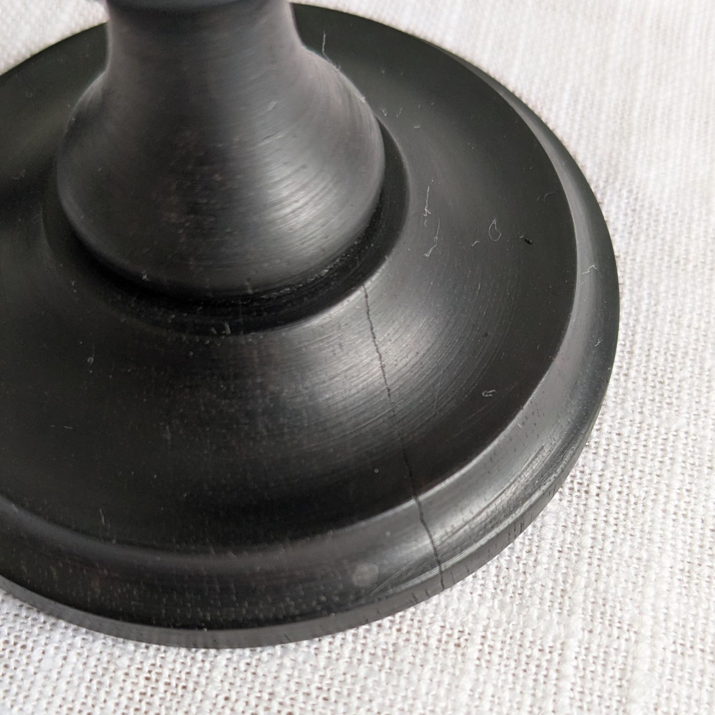 Antique Ebony Candlesticks