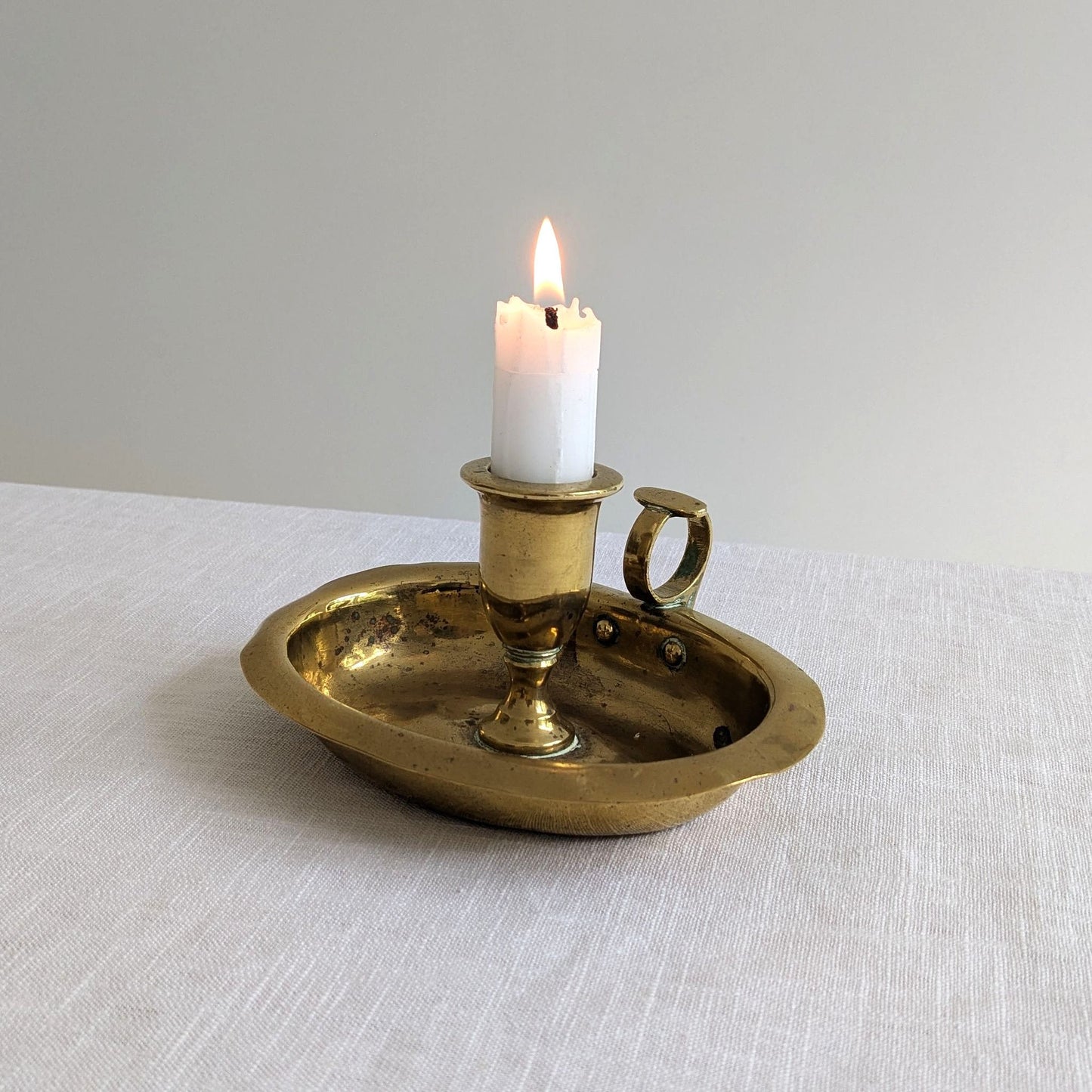 Georgian Brass Chamberstick