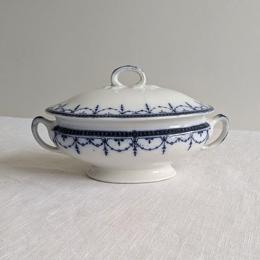 Antique Blue & White Tureen
