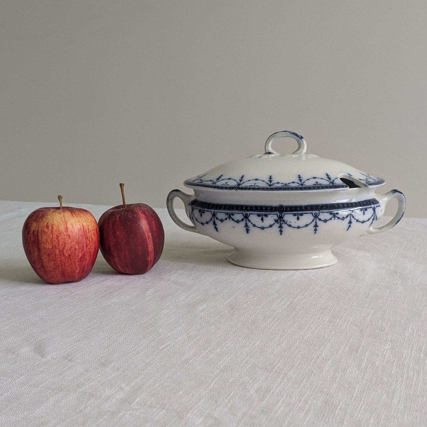 Antique Blue & White Tureen