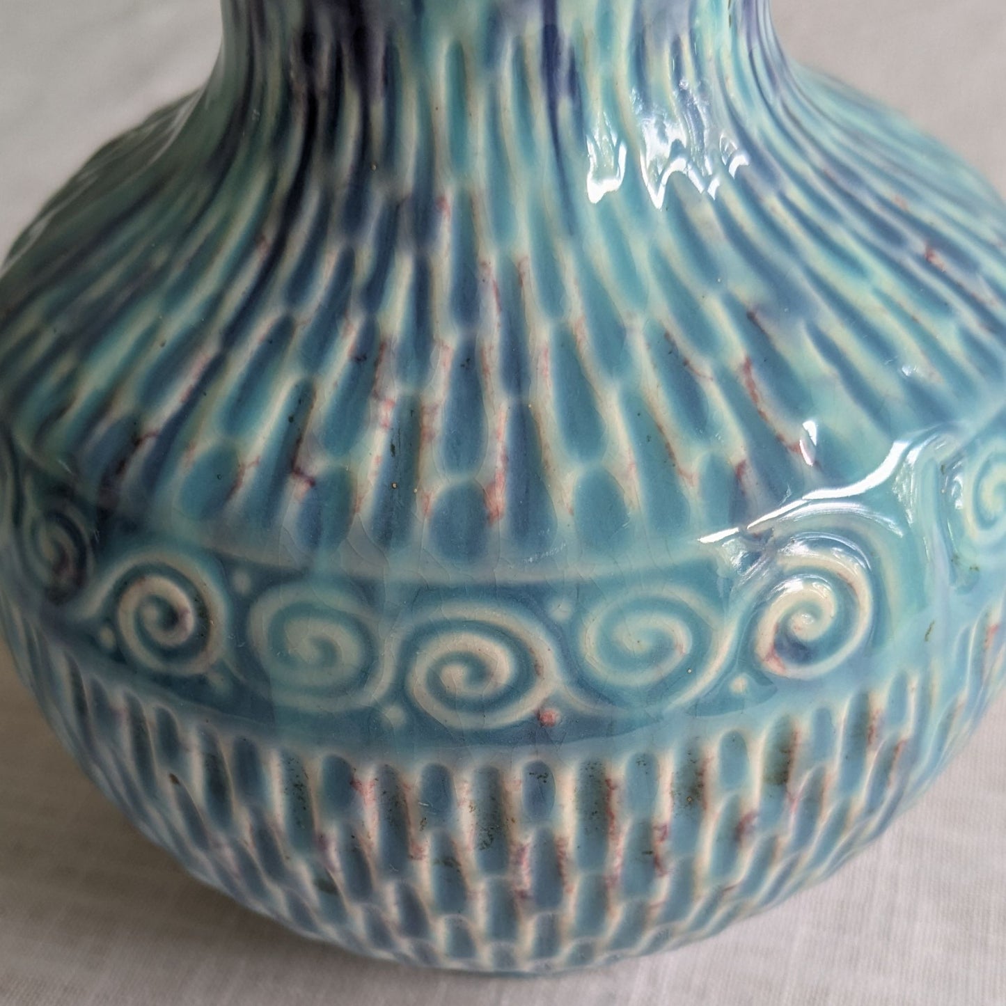 Art Nouveau Spiral Vase