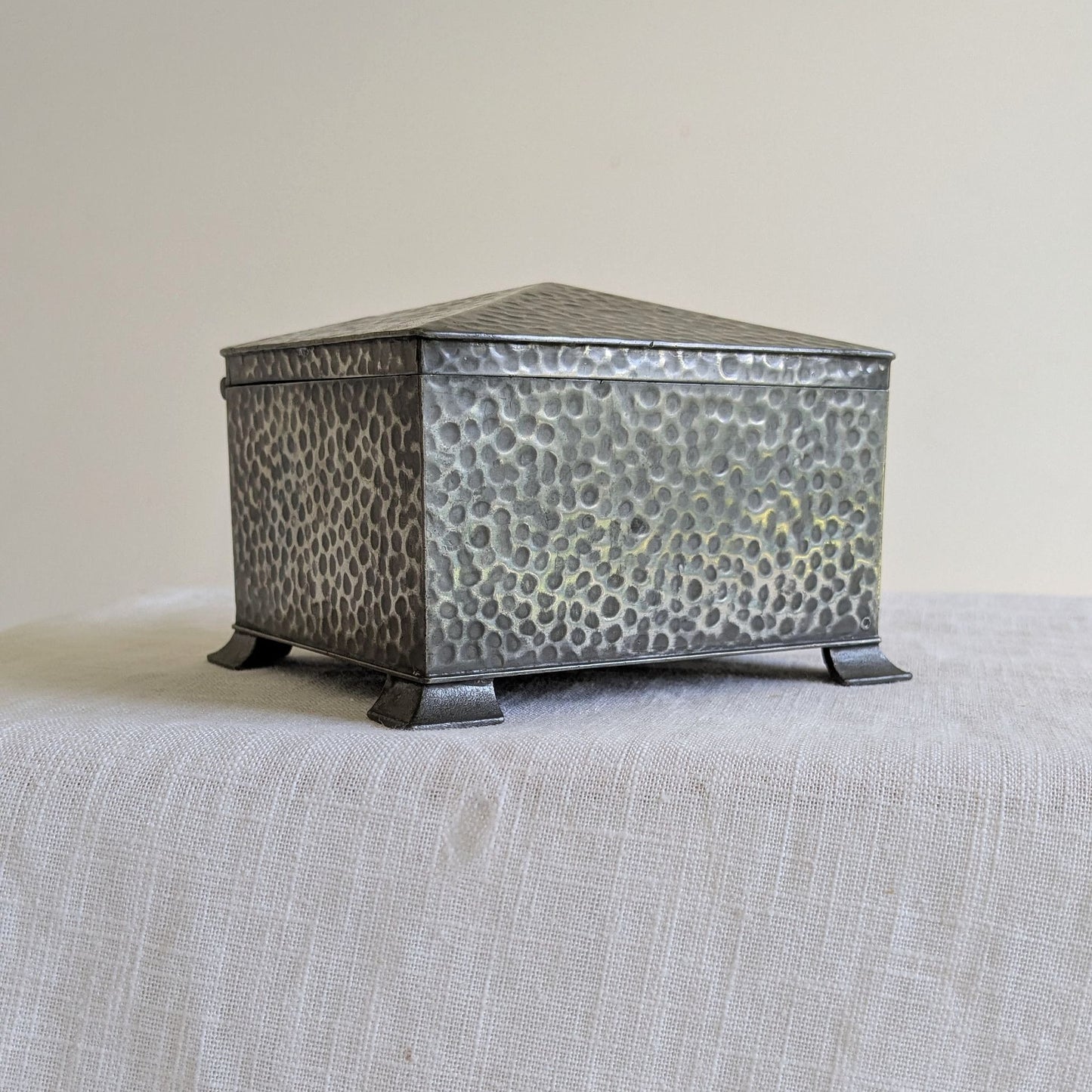 Arts & Crafts Pewter Box