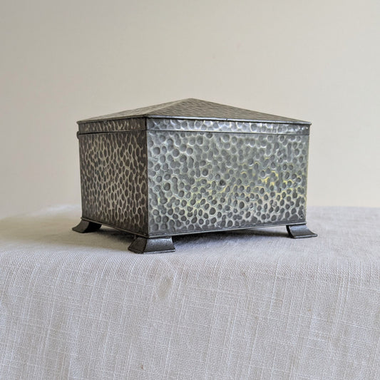 Arts & Crafts Pewter Box