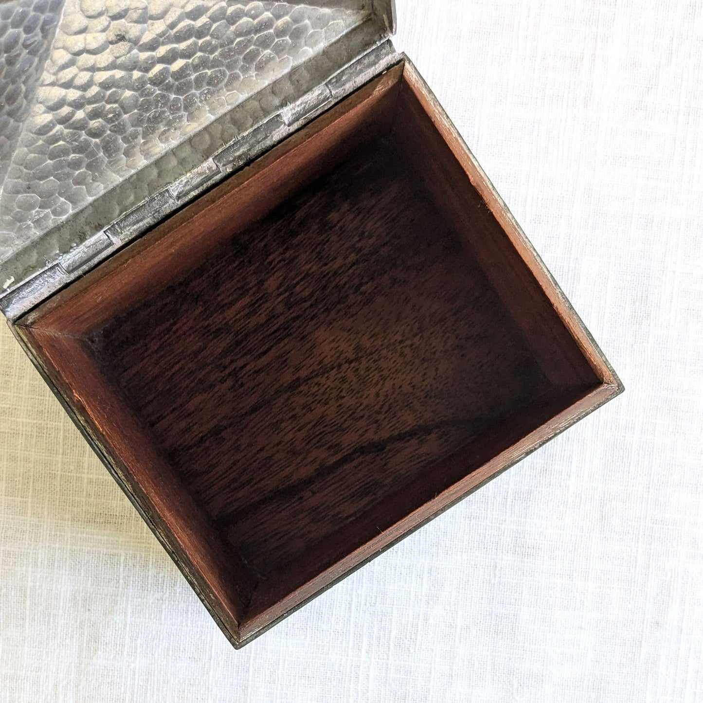 Arts & Crafts Pewter Box