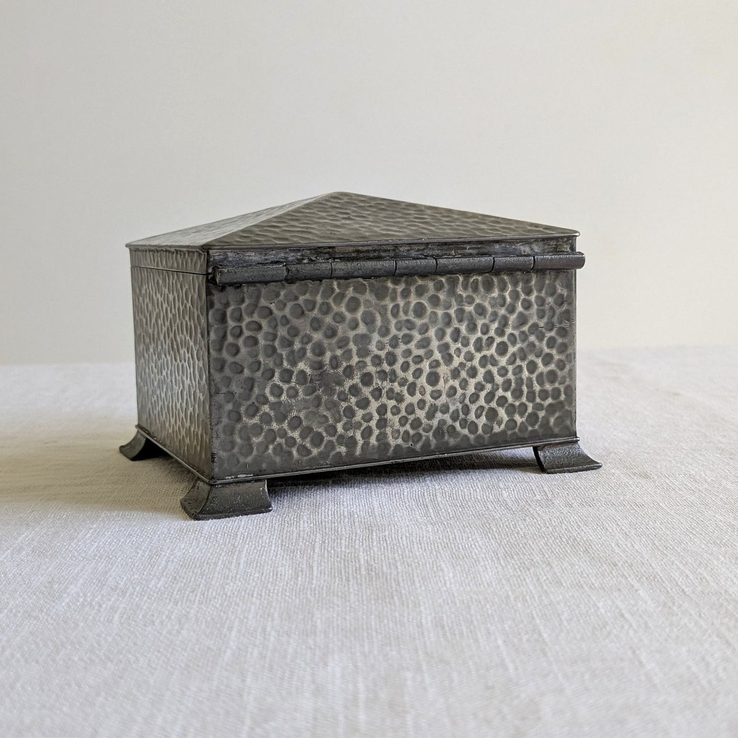 Arts & Crafts Pewter Box