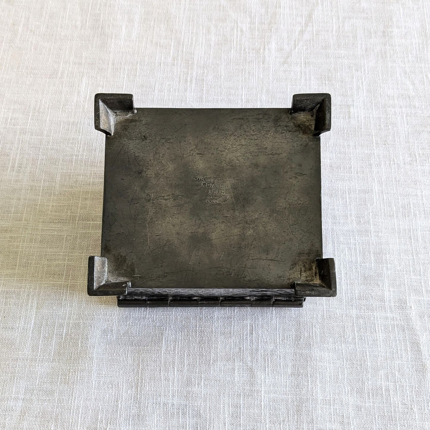 Arts & Crafts Pewter Box