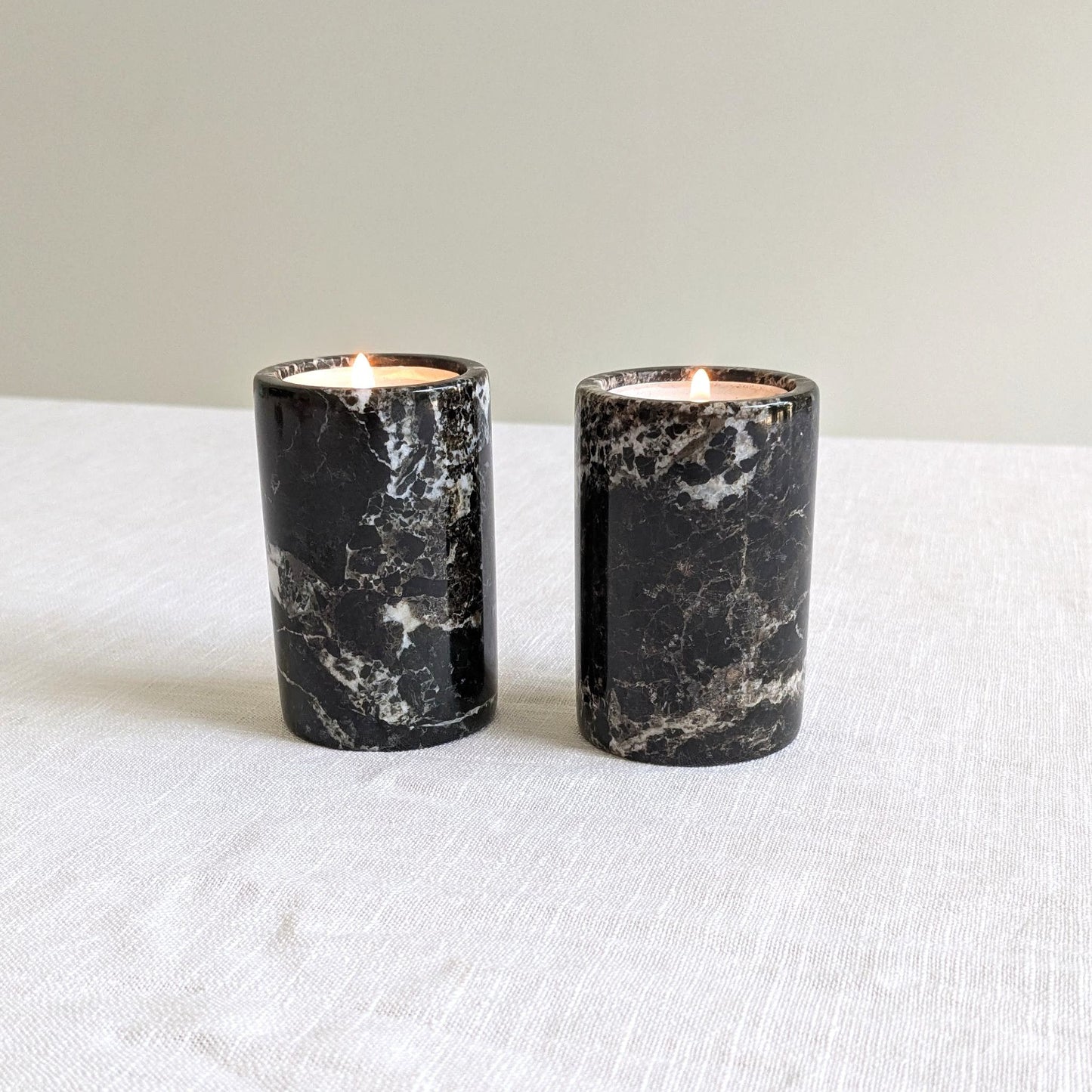 Marble Tealight Duo