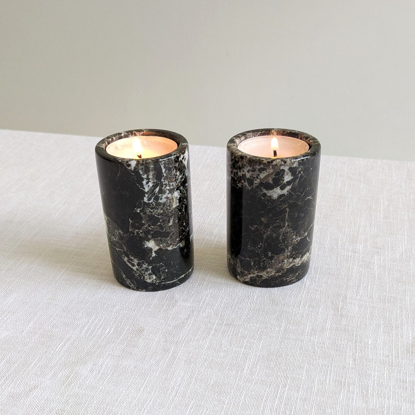 Marble Tealight Duo