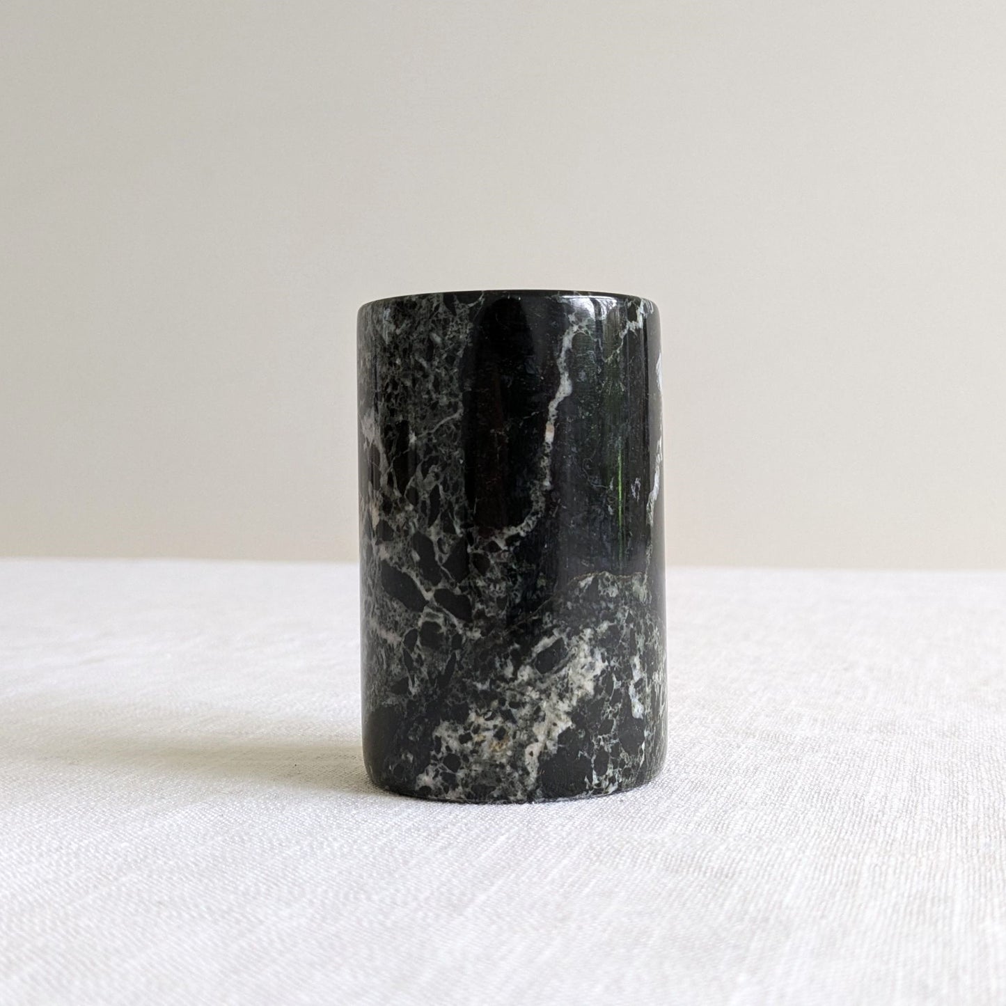 Black Marble Tealight Holder