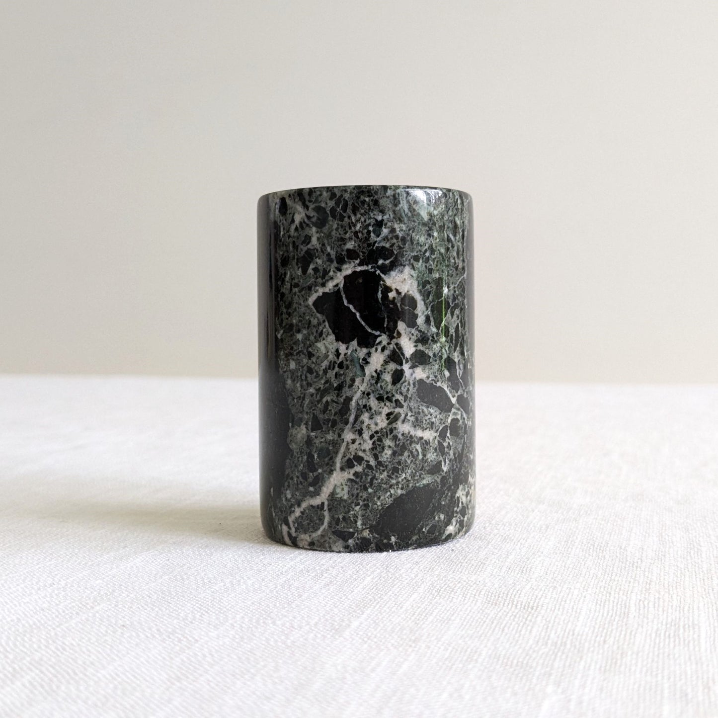 Black Marble Tealight Holder