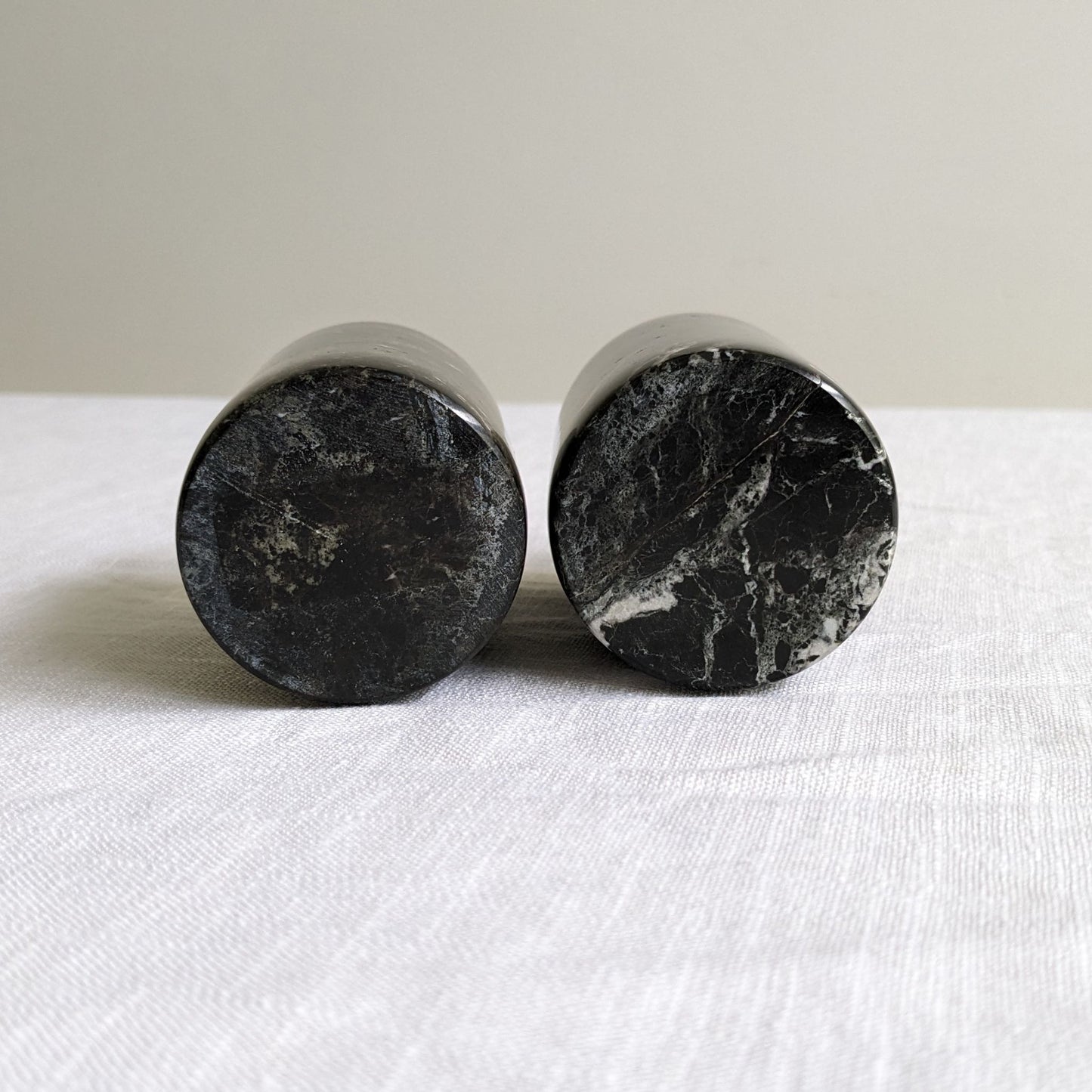 Black Marble Tealight Holders