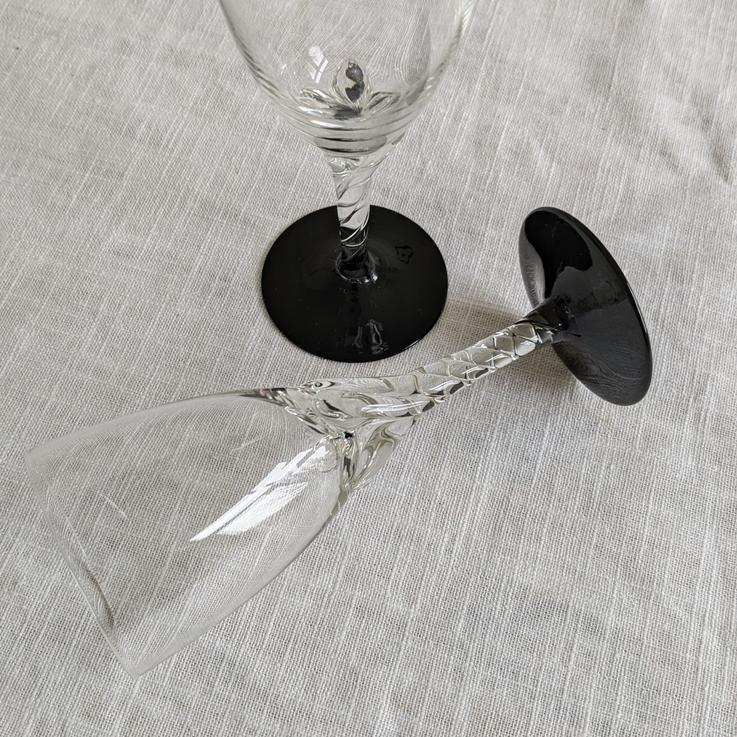 Twist Stem Liqueur Glasses