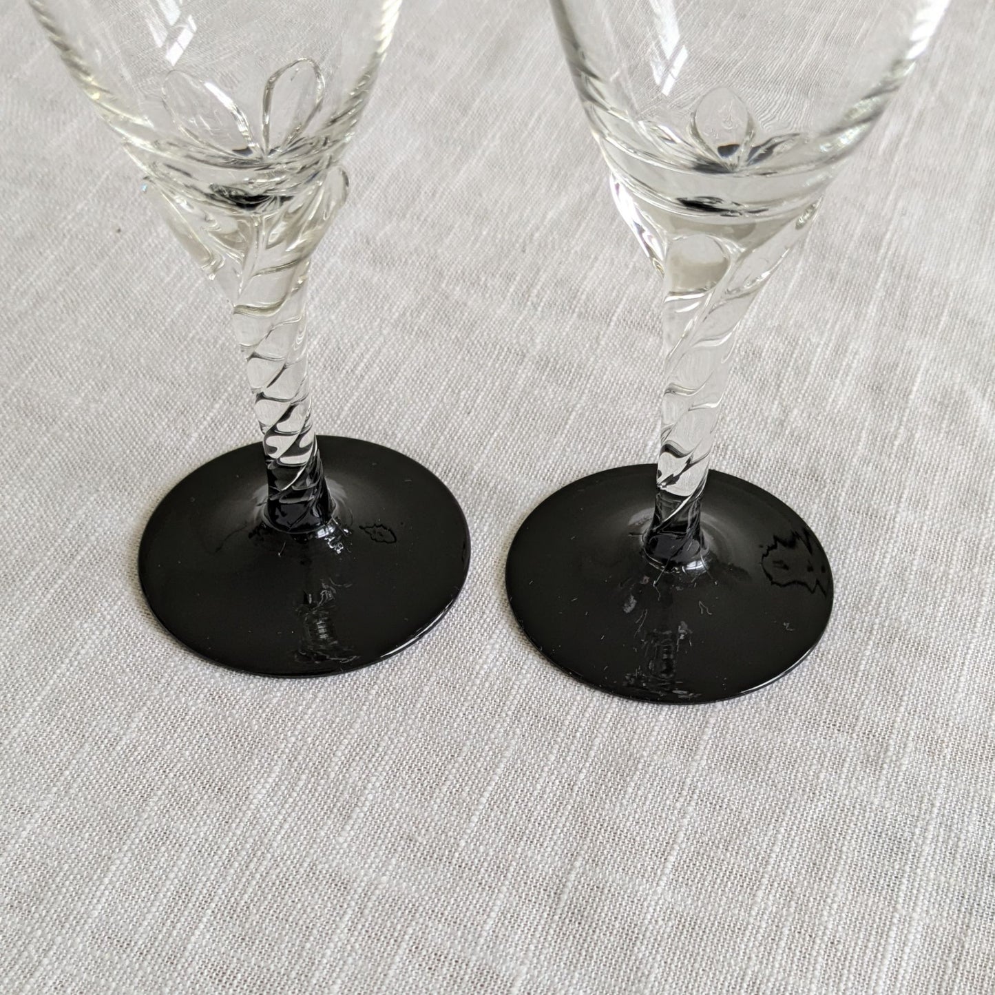 Twist Stem Liqueur Glasses