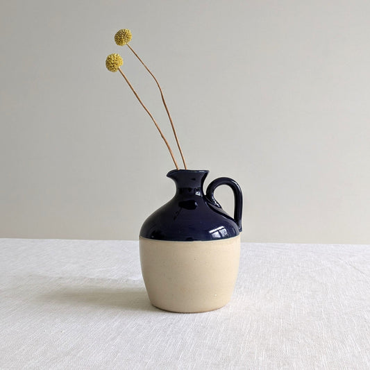 Blue Stoneware Flagon