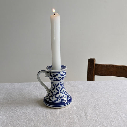 Blue & White Candlestick