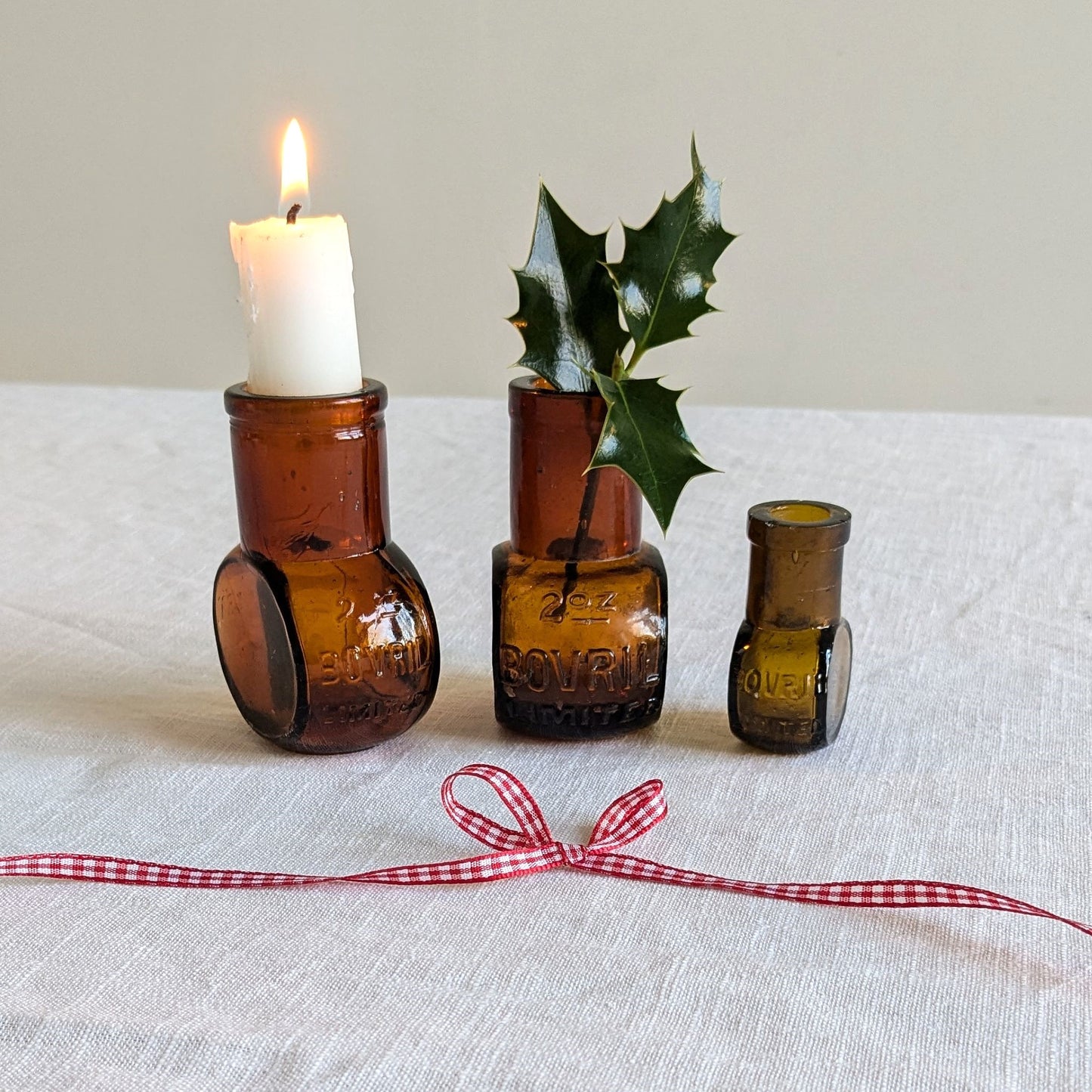 Antique Bovril Bottles