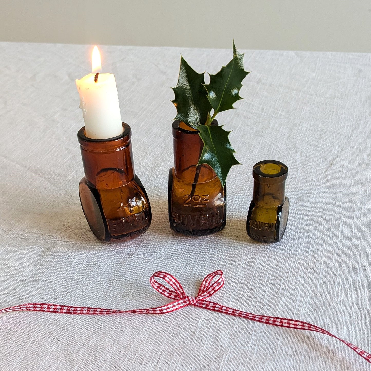 Antique Bovril Bottles