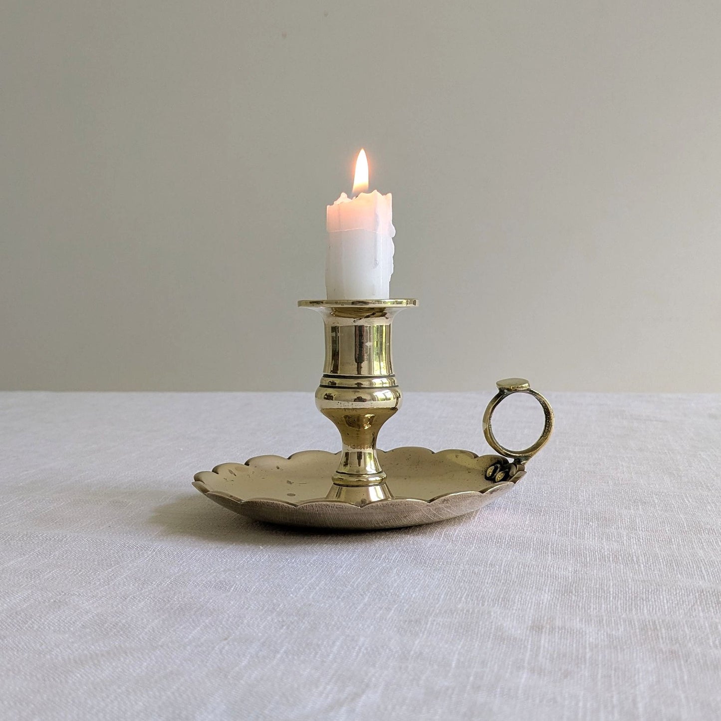 Scalloped Edge Chamberstick