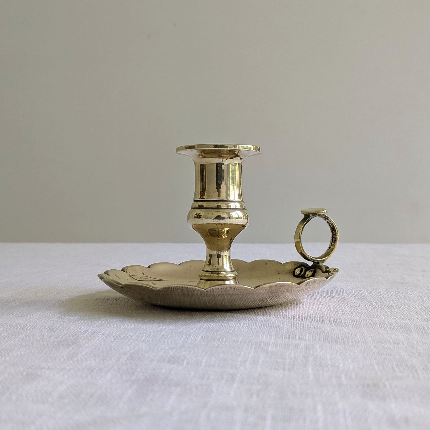 Scalloped Edge Chamberstick