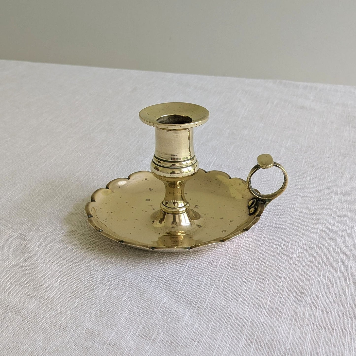 Scalloped Edge Chamberstick