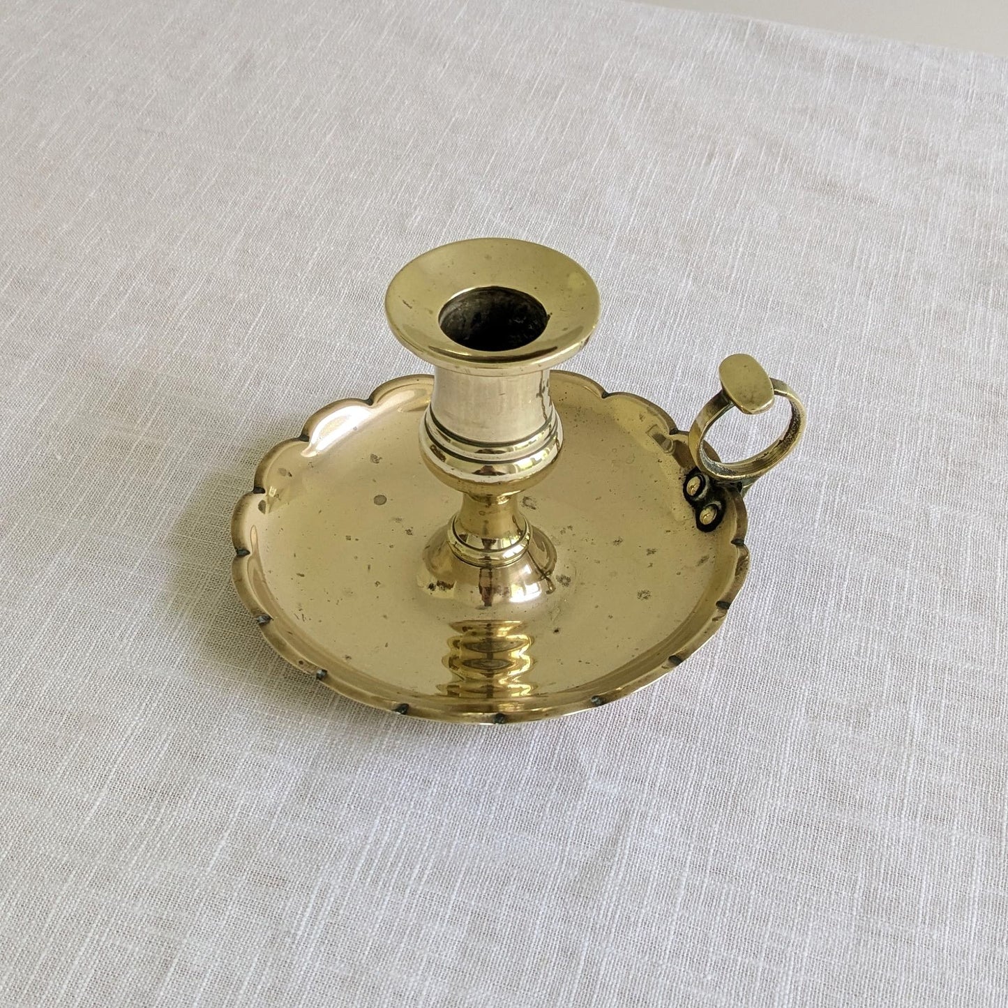 Scalloped Edge Chamberstick
