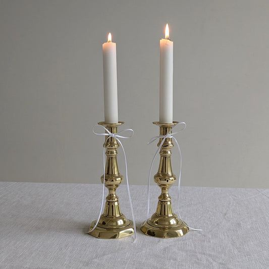 Antique Brass Candlesticks